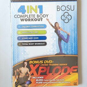 BOSU Balance 4 IN 1 Complete Total Body Workout DVD SEALED CROSS TRAINING XPLODE